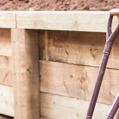 Timber Retaining Wall & Timber Posts